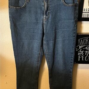 Woman’s skinny Blue Jeans